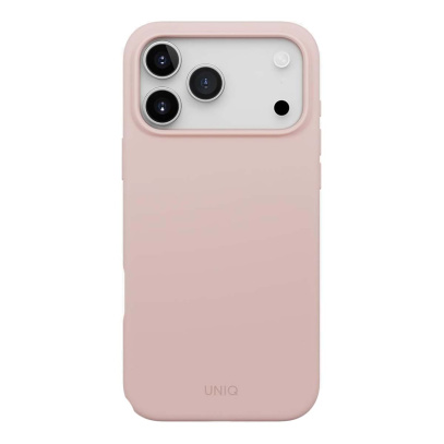 Чехол для iPhone 17 Pro с MagSafe UNIQ LINO (IP6.3P(2025)-LINOMBPNK) Blush Pink, розовый