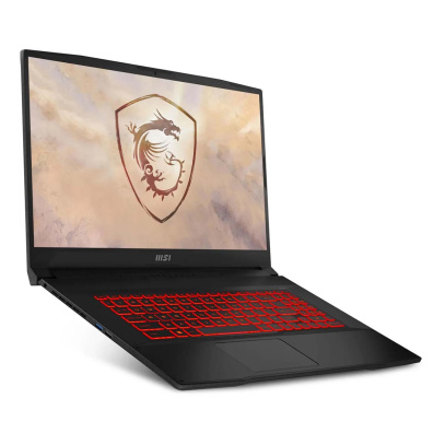 Ноутбук 17.3" MSI Katana 17 (B13VEK-1611XRU, 9S7-17L541-1611) Core i5 13420H, 16Gb DDR5, SSD 1Tb, NVIDIA GeForce RTX4050 6Gb, IPS, FullHD, без ОС Black, чёрный