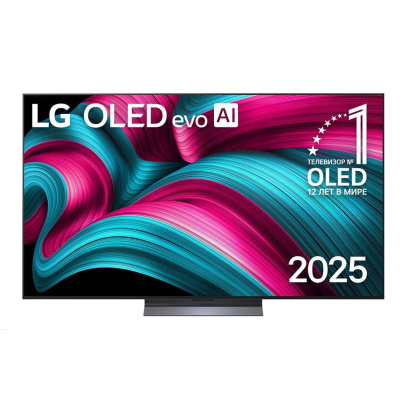 Телевизор LG 65" 4K Ultra HD 120Гц 2025 (OLED65C5RLA.ARUG) Чёрный