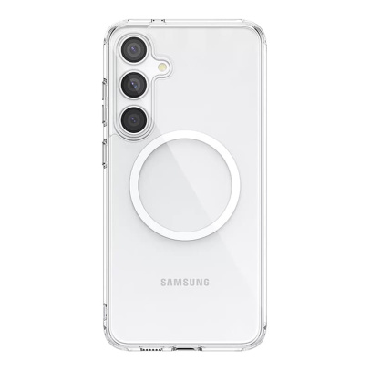 Чехол для Samsung Galaxy S24 Plus с MagSafe, Прозрачный