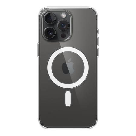 Чехол Clear Case MagSafe для iPhone 15 Pro Max Прозрачный