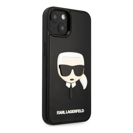 Чехол Karl Lagerfeld для iPhone 14 Plus 3D Rubber Karl's head Hard (KLHCP14MKH3DBK) Чёрный