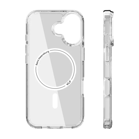 Чехол для iPhone 17 с MagSafe защитный VLP LITE Air Case Прозрачный