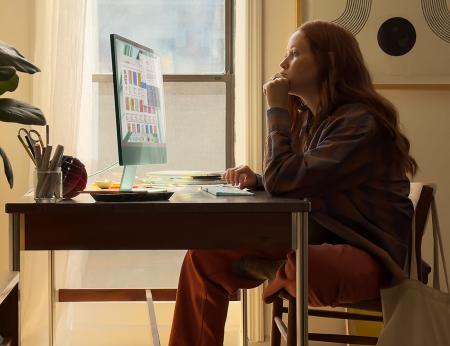 Apple iMac 24" (M3, 8C CPU, 8C GPU, 2023) Retina 4,5K, 8Gb, 256Gb SSD (MQRC3) Blue, синий