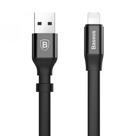 USB кабель Baseus Nimble iP Portable разъем Lightning, 23 см (CALMBJ-B01) Черный
