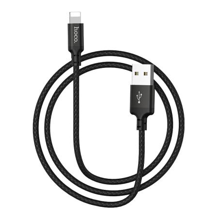Кабель hoco. Times Speed Charging Cable разъем USB – Lightning, 1 м (X14) Черный