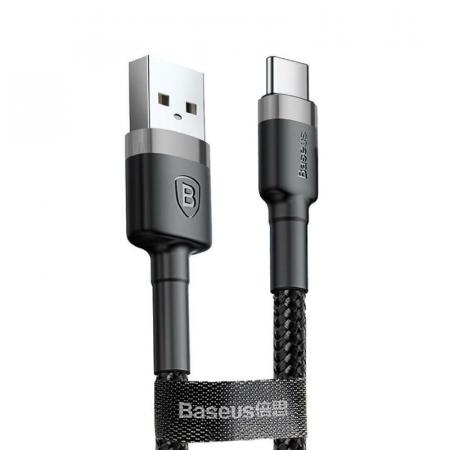 USB кабель Baseus Cafule Cable разъем Type-C (CATKLF-BG1) Черный