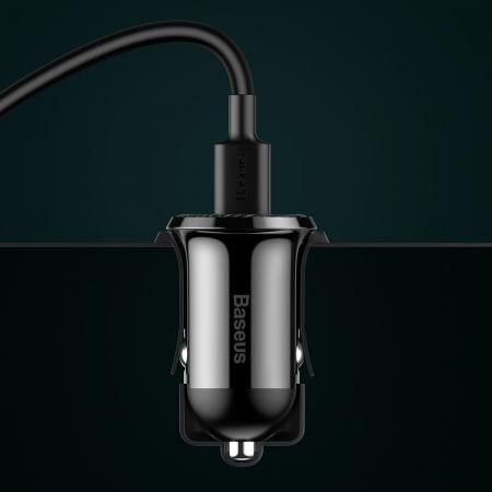 Автомобильное зарядное устройство Baseus car charger Grain Pro Dual USB 4.8A (CCALLP-01) Черный