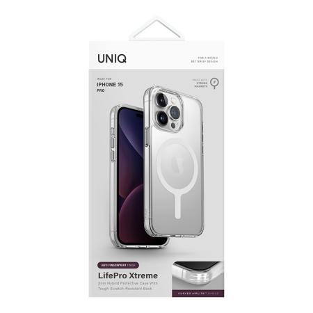Чехол для iPhone 15 Pro с MagSafe UNIQ Lifepro Xtreme (IP6.1P(2023)-LXAFMCLR) Прозрачный