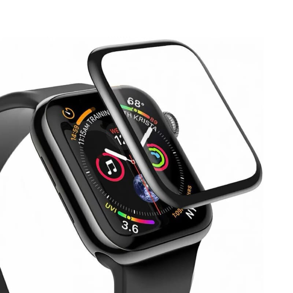 Защитное стекло для Apple Watch 38 мм COTEetCI 4D Full Glass Series Глянцевое