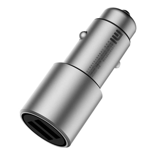 Автомобильная зарядка Xiaomi Mi Car Charger QC 3.0 2*USB (CC02CZM) Серебристый