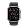 Apple Watch Ultra 3 (2025), 49 мм корпус из титана цвета «Natural», ремешок Alpine Loop размера S цвета «Black»