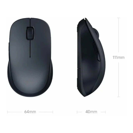 Мышь Xiaomi Mouse Bluetooth Silent Mouse Dual Mode 2 (XMSMSB01YM) Чёрный