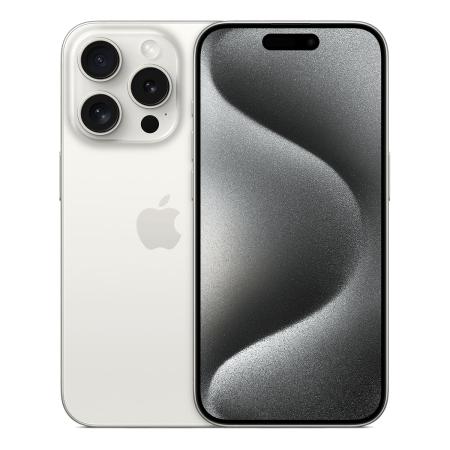 Apple iPhone 15 Pro 128Gb eSIM White Titanium, белый титан