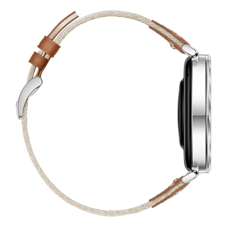 Часы HUAWEI Watch GT 5 Silver, 41 мм, цвет корпуса серебряный, цвет ремешка бежевый