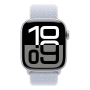 Apple Watch Series 10, 42 мм корпус из алюминия цвета «Silver», ремешок Sport Loop цвета «Blue Cloud»