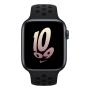Apple Watch Nike SE (2022), 44 мм корпус из алюминия цвета «Midnight», ремешок Nike Sport Band размера S/M цвета «Black/Black»