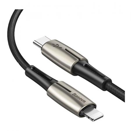 Кабель USB Type-C (m) – Lightning (m) Baseus Waterdrop PD, 18W, 1,3 м (CATLRD-01) Черный