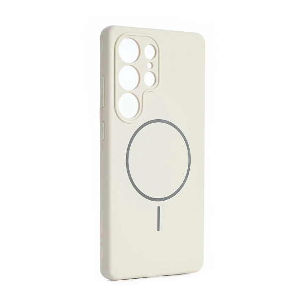 Чехол для Samsung S25 Ultra с MagSafe Beats Caseч Белый