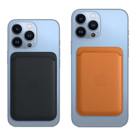 Чехол-бумажник Apple MagSafe для iPhone Midnight, черный