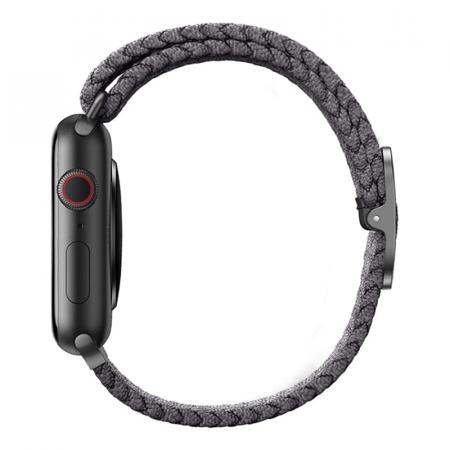 Ремешок UNIQ для Apple Watch 38/40/41 мм ASPEN Strap Braided (40MM-ASPGRY) Серый