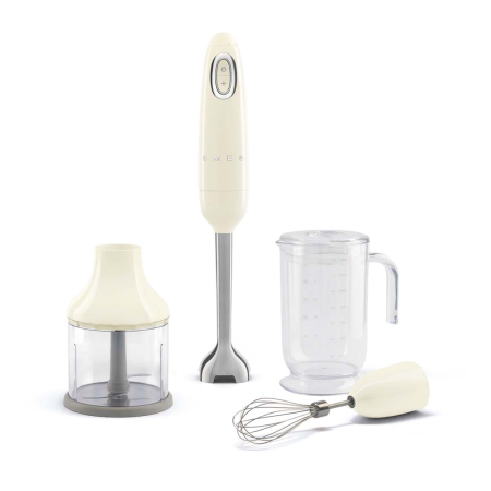Блендер погружной SMEG 50s style (HBF03CREU) Кремовый