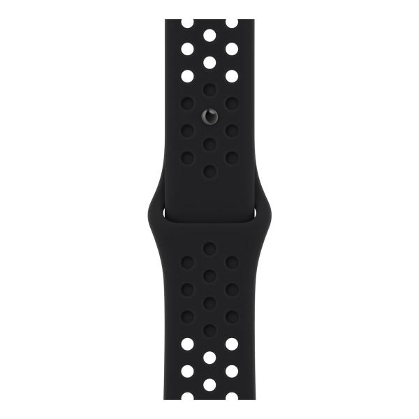 Apple Watch Nike SE (2022), 40 мм корпус из алюминия цвета «Midnight», ремешок Nike Sport Band размера S/M цвета «Black/Black»