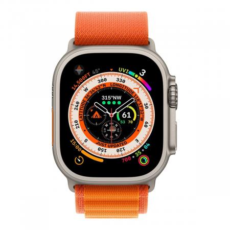 Ремешок WiWU Alpine Loop для Apple Watch 1-9 Series, SE 38/40/41 мм Оранжевый