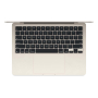 Apple MacBook Air 13" (M4 10C CPU, 8C GPU, 2025) 16/256Gb SSD (MW0Y3) Starlight, «сияющая звезда»