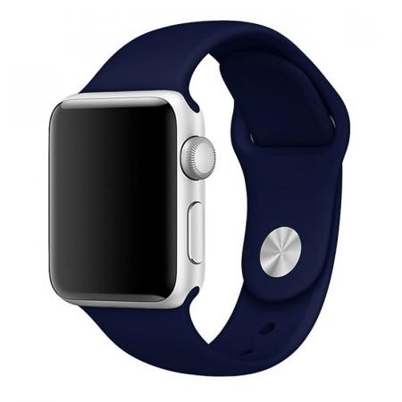Ремешок "Silicone Band" Apple Watch 42/44 мм Темно-синий