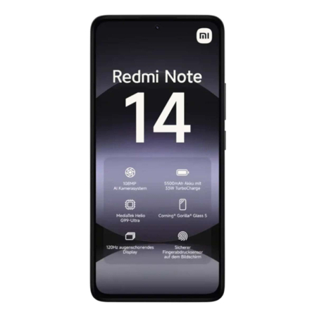 Xiaomi Redmi Note 14 8/256Gb Midnight Black, чёрный