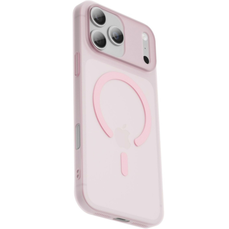 Чехол для iPhone 17 Pro Max с MagSafe Gurdini Slim Series Pink, розовый