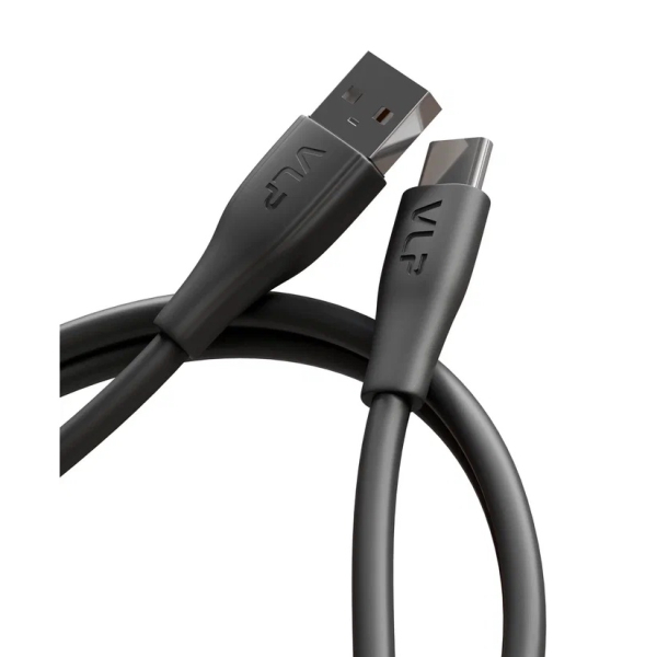 Дата-кабель VLP LITE Color Line USB-C, 60W, 1 м Чёрный