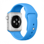 Силиконовый ремешок для Apple Watch 38/40/41 мм Blue, голубой